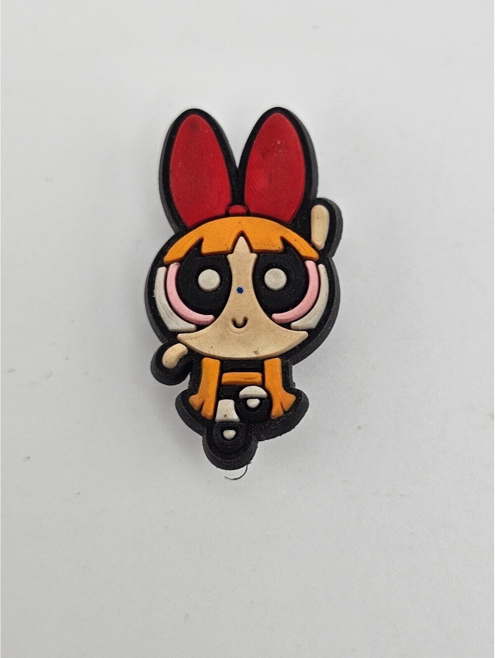 Powerpuff Girls Blossom Crocs Shoe Charm PVC Cartoon Clog Accessory